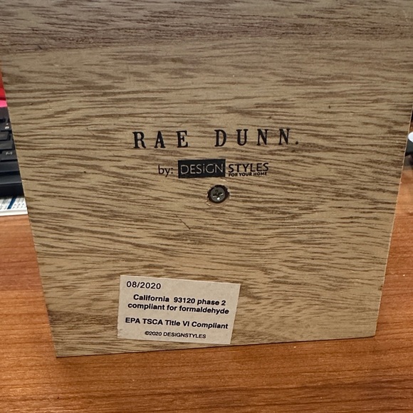 Rae Dunn Wooden Pencil Case - Natural Wood - Picture 3 of 3